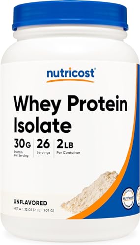Nutricost Whey Protein Isolate (Unflavored) 2LBS Nutricost buy supplements canada