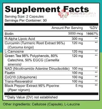 LIVELY VITAMIN CO. Perfect Ten - Anti-Aging & Antioxidant Supplement - Biotin & Lipoic Acid - Healthy Hair, Skin, Nails - Energy Boost - Sharper Brain Function - Stronger Immunity - 60 Capsules LIVELY VITAMIN CO buy supplements canada