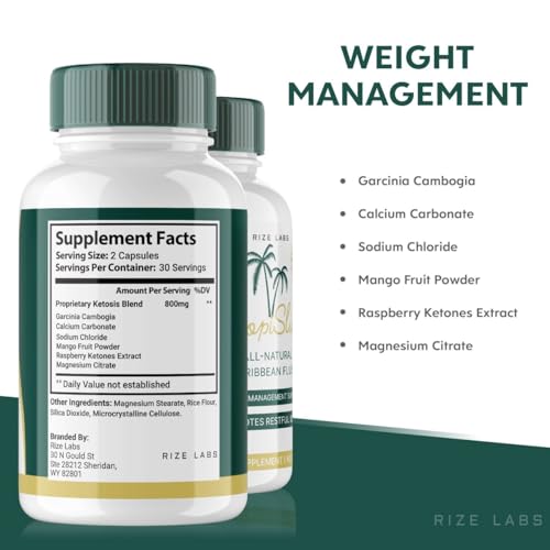 rize labs (5 Pack Tropislim Weight Loss Supplement, Tropislim Capsules for Total Body rize labs buy supplements canada