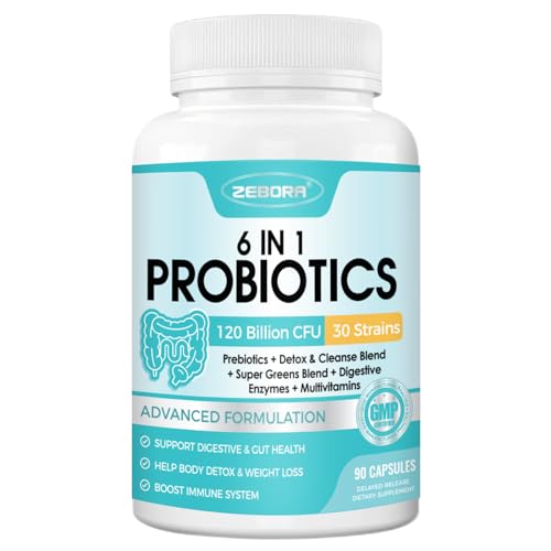 ZEBORA Probiotics for Women-Men Digestive Health with 120 Billion CFUs, Mens-Womens ZEBORA buy supplements canada