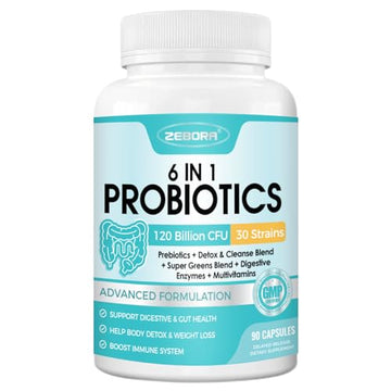 ZEBORA Probiotics for Women-Men Digestive Health with 120 Billion CFUs, Mens-Womens ZEBORA buy supplements canada