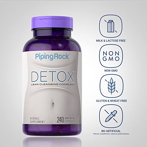 Piping Rock Detox Cleanse Capsules | 240 Pills | Herbal Complex | Lean Formula Piping Rock buy supplements canada