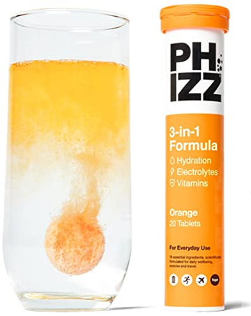 Phizz Electrolytes, Multivitamin & Hydration Tablets - 20 Effervescent Rehydration Electroly Phizz buy supplements canada