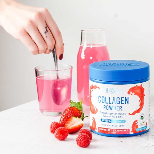 Applied Nutrition Collagen Powder - Strawberry & Raspberry Flavour - 5000mg Hydrolysed Bovine Flavoured Collagen Applied Nutrition buy supplements canada