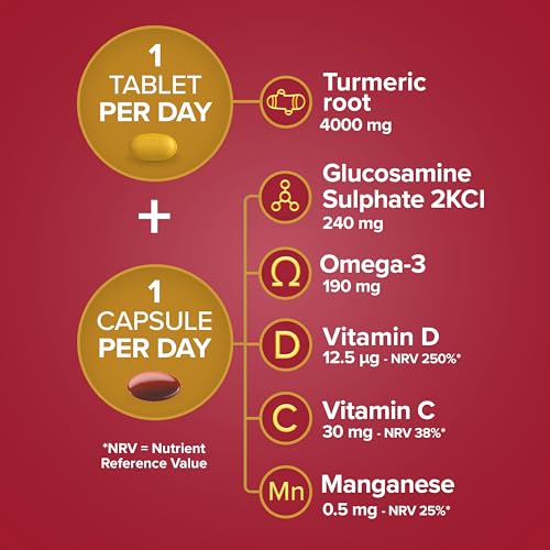 Seven Seas JointCare Supplex & Turmeric, With Glucosamine, Omega-3, Vitamins C and D Seven Seas buy supplements canada