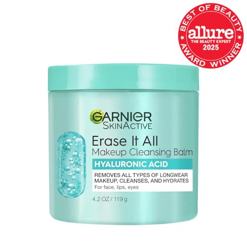 Garnier Erase It All Makeup Cleansing Balm with Hyaluronic Acid, Replumping Facial Cleanser and Makeup Remover, 4.2 Oz Garnier buy supplements canada