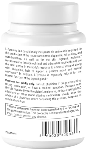 Dr.WellMe L-Tyrosine 500mg Capsules, Dietary supplements-120 Capsules DR WELLME NUTRITION buy supplements canada