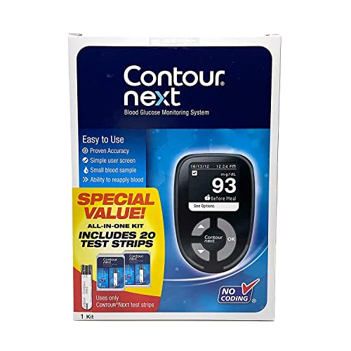 CONTOUR NEXT Blood Glucose Monitoring System – All-in-One Kit Ascensia buy supplements canada