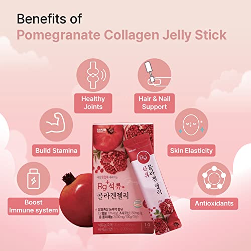 HAMCHOROK Rg+ Anti-Aging Korean-Beauty Pomegranate Collagen Jelly +Vitamin C&E HAMCHOROK buy supplements canada