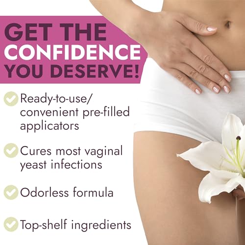 Yeast Infection Treatment for Women | 7 Pre-Filled Applicators w/ Borax | Antifungal Ointment Terramed Just Think Comfort buy supplements canada