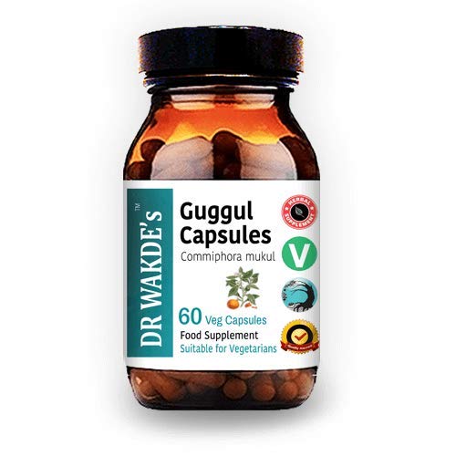 DR WAKDE'S Guggul Capsules (Mukul Myrrh, Commiphora Mukul, 60 Veg Caps, Plant-Based Supplement, Ayurvedic Herb, All Natural, Vegan) DR WAKDE's buy supplements canada