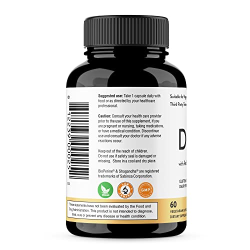 Sandhu's DIM Supplement 200 mg -60 Capsules - Diindolymethane with Ashwagandha Sandhu's buy supplements canada