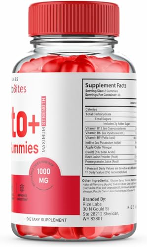 rize labs (2 Pack) Keto Bites - Keto Bites Gummies Advanced Weight Loss - Keto Bites ACV rize labs buy supplements canada