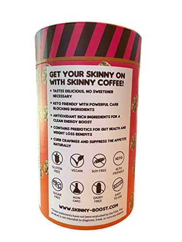 Skinny Boost Skinny Coffee- (Unflavored) Instant Sticks Made with Arabica Coffee, Garcinia SkinnyBoost buy supplements canada