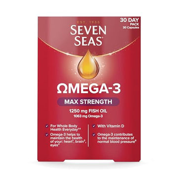 Seven Seas Omega-3 Fish Oil, Max Strength, Omega 3 + Vitamin D For Whole Body Health Seven Seas buy supplements canada