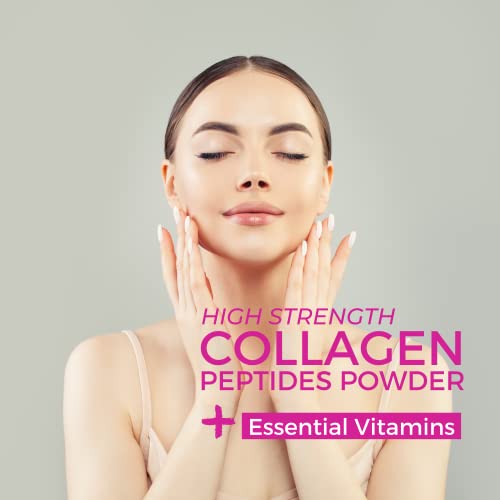 Hydrolysed Marine Collagen Peptides Powder with Hyaluronic Acid, Biotin, Vitamin C & B Vitamins – 10,000mg Collagen nutripact buy supplements canada
