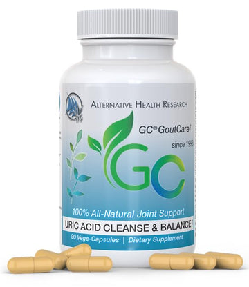 GC® GoutCare: Uric Acid Control | Uric Acid Prevention | Joint Health Supplement | Joint Relief | with Turmeric, Celery Seed Extract, Milk Thistle and More | 90 Capsules per Bottle | Non-GMO Alternative Health Research LLC buy supplements canada