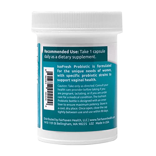 IsoFresh Probiotic: for Vaginal Balance of Yeast and Bacteria in Women Fairhaven Health buy supplements canada
