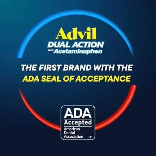 Advil Dual Action Coated Caplets, 125 Mg Ibuprofen and 250 Mg Acetaminophen per Dose (2 Dose Equivalent) for 8 Hour Pain Relief - 216 Count Advil buy supplements canada