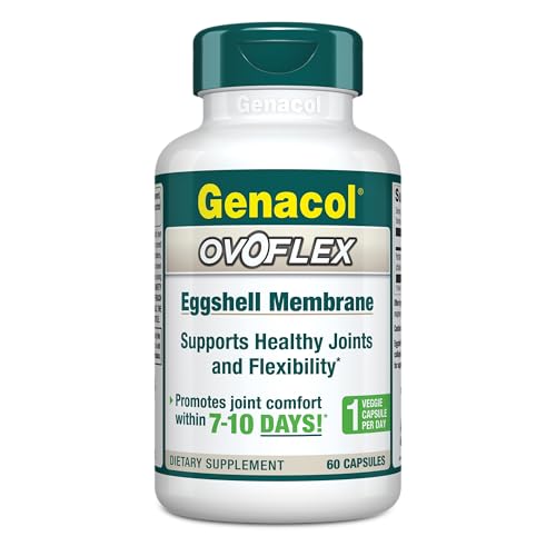 Genacol Ovoflex – Natural Eggshell Membrane Supplement, Support Healthy Joints & Flexibility, Vegetarian Solution for Joint Care, Results in 7 Days, Value Pack, 60 Capsules (60-Day Supply) Genacol buy supplements canada