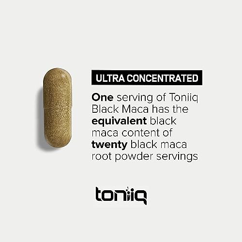 40,000mg Pure Black Maca Root Extract - Ultra Concentrated 20:1 Single Origin Wildcrafted Toniiq buy supplements canada