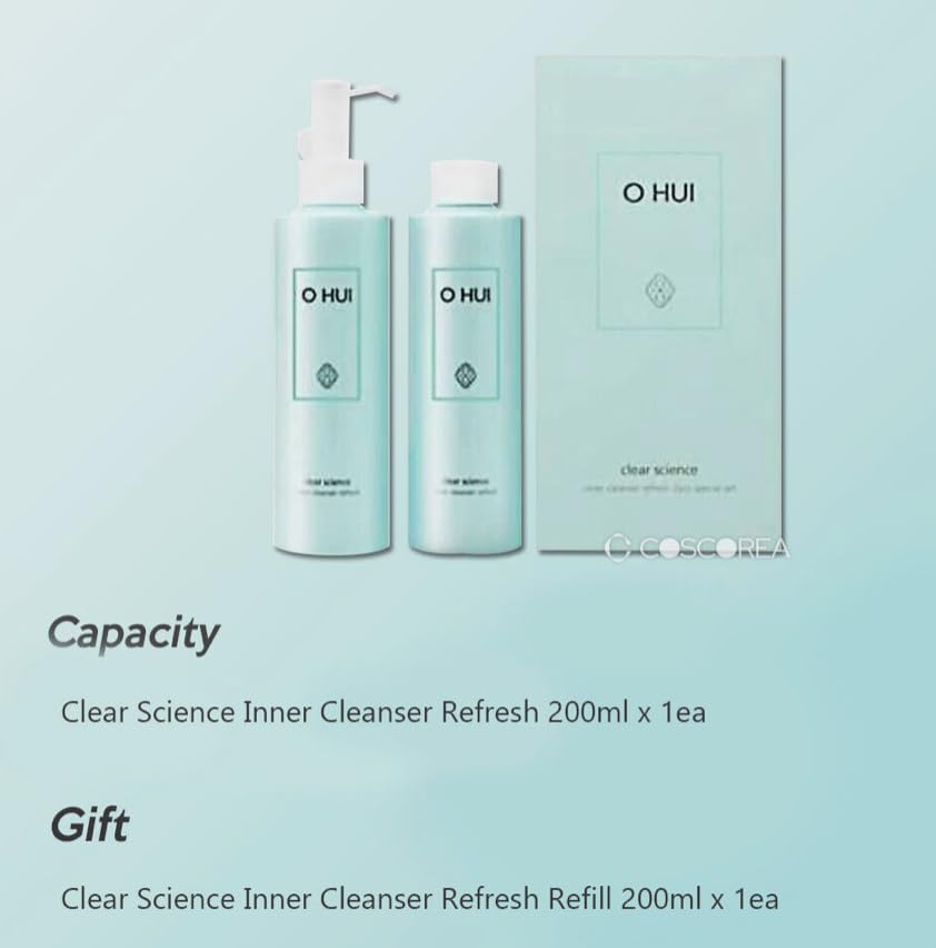 OHui Korea Personal Care Clear Science Inner Cleanser Refresh 200ml 2 Pcs Set Generic buy supplements canada