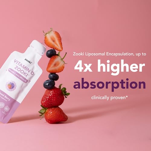 Zooki 3000iu Liposomal Vitamin D3 + K2 Liquid Sachets | 4X Higher Absorption Clinically Proven yourzooki buy supplements canada