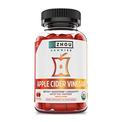 Zhou Nutrition Apple Cider Vinegar Gummies with The Mother, ACV Detox & Cleanse Zhou Nutrition buy supplements canada