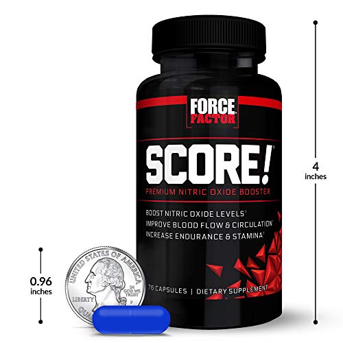 FORCE FACTOR Score!, 2-Pack, Nitric Oxide Supplement for Men, Nitric Oxide Booster Force Factor buy supplements canada