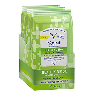 Vagisil Wipes for All Over Cleaning, Health Detox, Formulated with Essential Oils, 20 Wipes Vagisil buy supplements canada