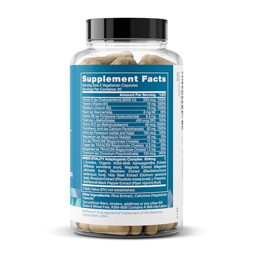 Eu Natural Vitality Cortisol Manager – Fight Fatigue, Feel Calm & Balanced – Healthy Cortisol Eu Natural buy supplements canada