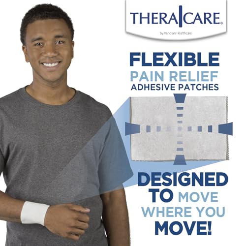 TheraCare Cold Hot Medicated Patch | 5% Menthol | Neck, Shoulder, Small Areas | 4.6” x 3.1” | 5-Count Thera Care buy supplements canada