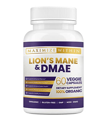 Lion's Mane & DMAE Capsules: Enhance Memory, Boost Mental Clarity Maximum Slim buy supplements canada
