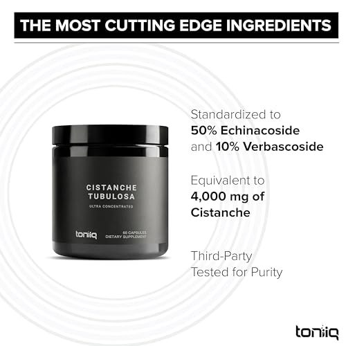 Toniiq Cistanche Tubulosa - (4000mg) Pure Cistanche Supplement for Men - 10x Highly Toniiq buy supplements canada