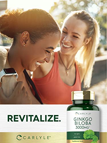 Carlyle Ginkgo Biloba 3000mg | 400 Tablets | Non-GMO, Gluten Free Carlyle buy supplements canada