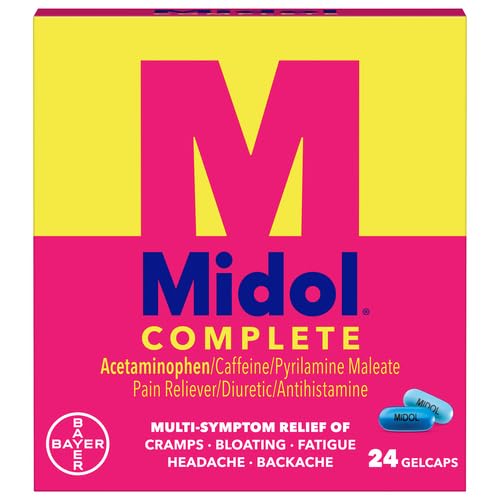 Midol Complete Gelcaps 24ct: Midol Complete Menstrual Pain Relief Gelcaps with Acetaminophen Midol buy supplements canada