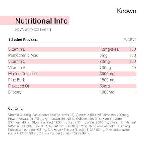 Advanced Collagen Supplement by Known Nutrition with Vitamin C | Liposomal Technology Known buy supplements canada