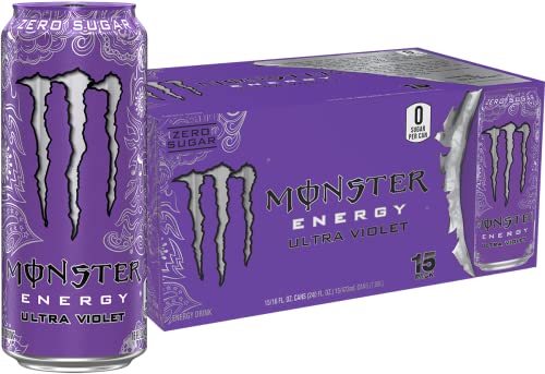 Monster Energy Ultra Violet, Sugar Free Energy Drink, 16 Ounce (Pack of 15) Monster Energy buy supplements canada