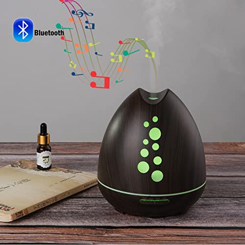 TGE Unique 400ML Essential Oil Diffuser for Essential Oils Bluetooth Music Speaker with Remote 7 Color LED Generic buy supplements canada