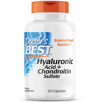 Doctor's Best, Hyaluronic Acid with Chondroitin Sulphate and Collagen, 60 Capsules, Gluten Free, SOYA Free Doctor's BEST buy supplements canada