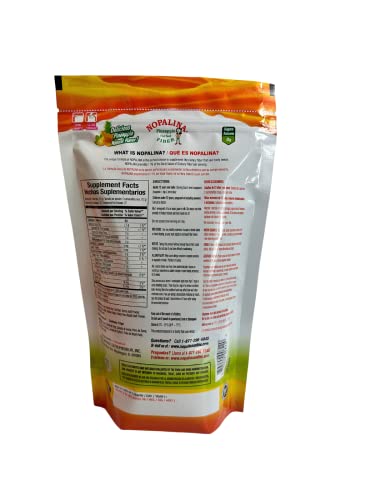 NOPALINA Flax Seed Plus Fiber Colon Detox 1lb - Pineapple Flavor (1LB) Nopalina buy supplements canada