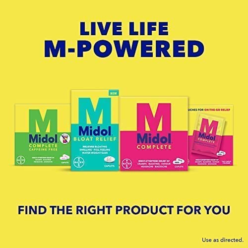 Midol Bloat Relief Caplets 60ct: Midol Bloat Relief Caplets with Pamabrom, Relieve Bloating Midol buy supplements canada