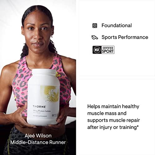 THORNE Whey Protein Isolate - 21 Grams of Easy-to-Digest Whey Protein Powder - NSF THORNE buy supplements canada