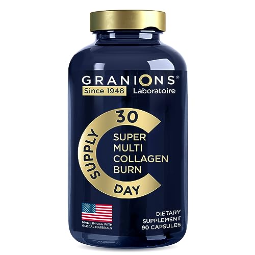 Thermogenic Hydrolyzed Collagen Burn - Hyaluronic Acid, Vitamin C, Multi Collagen Complex Granions buy supplements canada