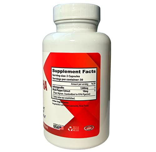 Aulona Care Ashwagandha with Black Pepper 1300mg for Healthy Adrenaline, Stress Relief Aulona Care buy supplements canada