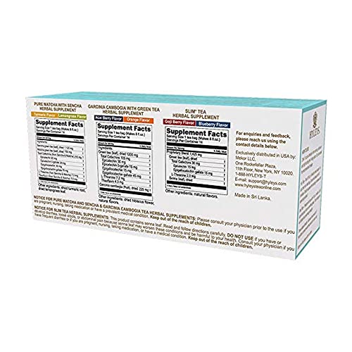 HYLEYS Tea for Cleanse and Weight Loss - New 14 Day Weight Loss Kit - 42 Tea Bags HYLEYS buy supplements canada