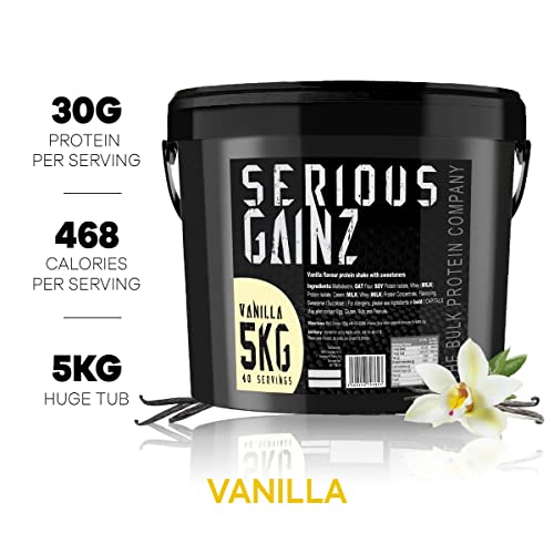 The Bulk Protein Company, SERIOUS GAINZ - Whey Protein Powder - Weight Gain, Mass Gainer The Bulk Protein Company buy supplements canada