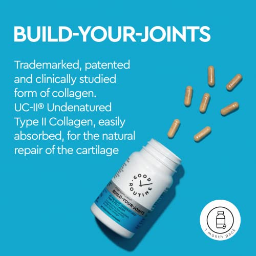 Build-Your-Joints (30 Vegetarian Capsules) - Knee Pain, Joint Pain, Pills, Treatment for Joints, Collagen,Repair GOOD ROUTINE buy supplements canada