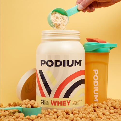 Podium Nutrition, Whey Protein Powder, Peanut Butter Crunch, 22 Servings, 27g of Whey Podium Nutrition buy supplements canada